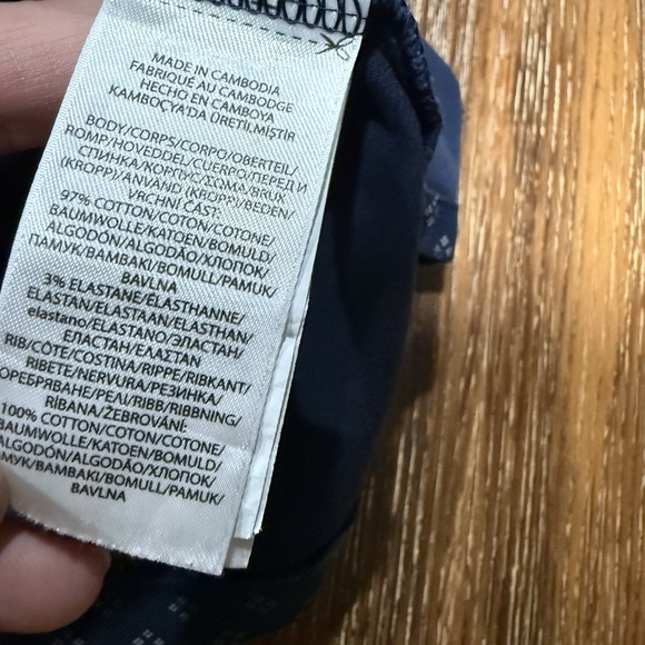 Ralph Lauren Polo Shirt Mens XL Blue Diamond Print Pony Stretch Mesh Classic Fit - Picture 6 of 6